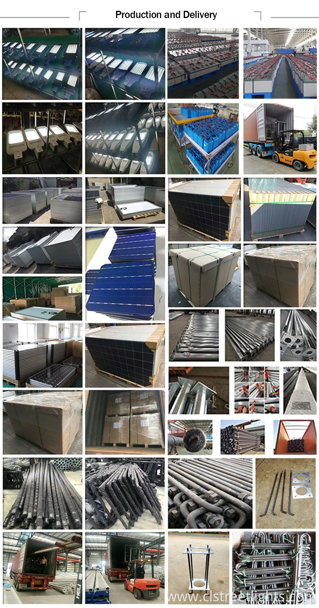 50W High Efficiency Classic Split Type Solar LED Street Light